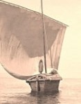 Paramhansa Yogananda Photo - God's Boatman (Lake Chapala) - Sepia 11x14