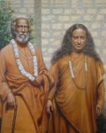 Paramhansa Yogananda Photo - Yogananda and Sri Yukteswar 8x10 (Color)