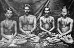 Paramhansa Yogananda Photo - Age 16 with Monks - 5x7