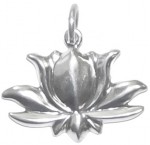 Lotus Pendant - Sterling Silver