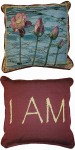 Pillow - Into the Light with "I AM" on the back