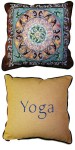 Pillow - Yoga with "Yoga" on the back
