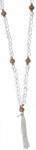 Kriya Mala - Cut Crystal with Sandalwood Counters