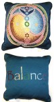 Pillow - Sacred Centers with "Balance" on the back